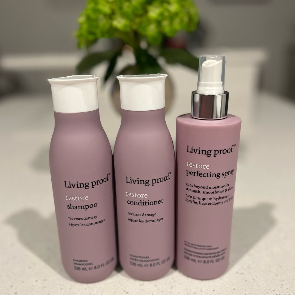 Living proof restore shampoo set